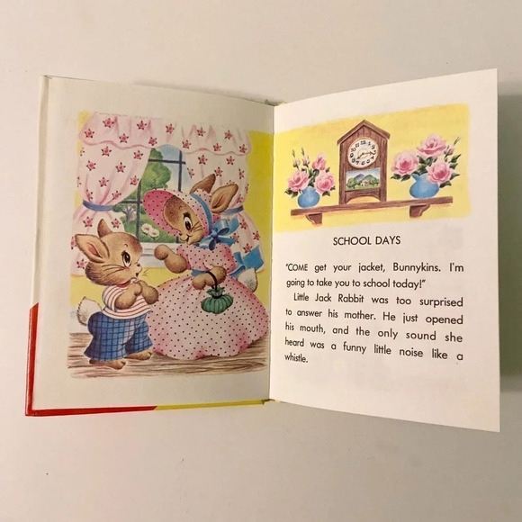 Vintage 1980 Start Right Elf Books Sunny Meadow Stories and  Baby Animals - Picture 6 of 16